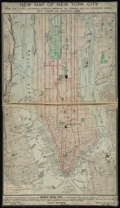 New map of New York City