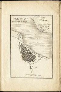 Vera-Cruz dans le Golfe du Méxique [and] Isle St. Juan, Fort de St. Jean d'Ulloa