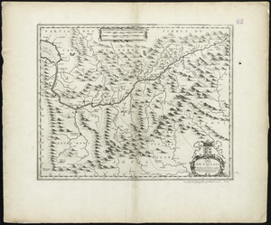 Carte du païs de Vallais, ou Wallis Der-Land