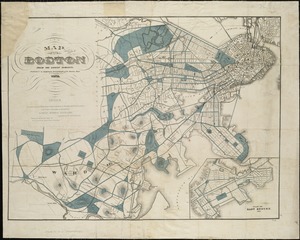 Map of Boston from the latest surveys
