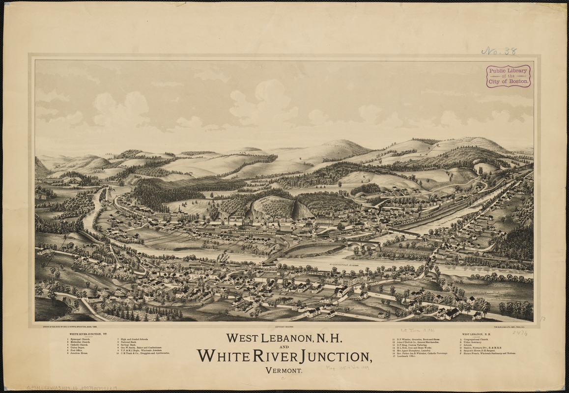 West Lebanon, N.H., and White River Junction, Vermont