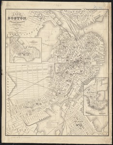Plan of Boston comprising a part of Charlestown and Cambridge