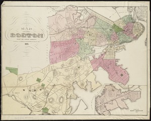 Map of Boston from the latest surveys