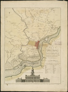 A plan of the city and environs of Philadelphia