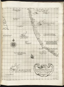 Carta particolare dello stretto di Iezo fra l'America è l'isola Iezo