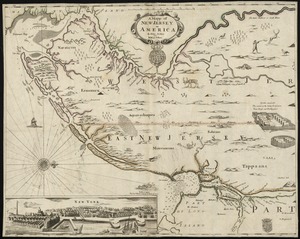 A mapp of New Jersey in America