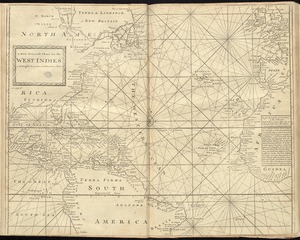 A new generall chart for the West Indies of E. Wrights projection vul. Mercators chart