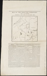 Map of the disputed territory,with a full description