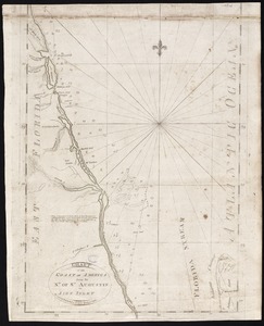 Chart of the coast of America from the Nd. of St. Augustin to Ayes Inlet