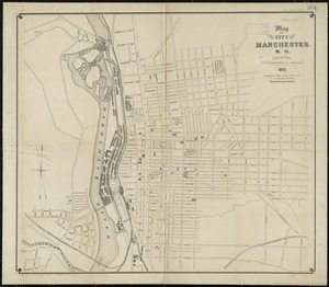 Map of the city of Manchester, N.H