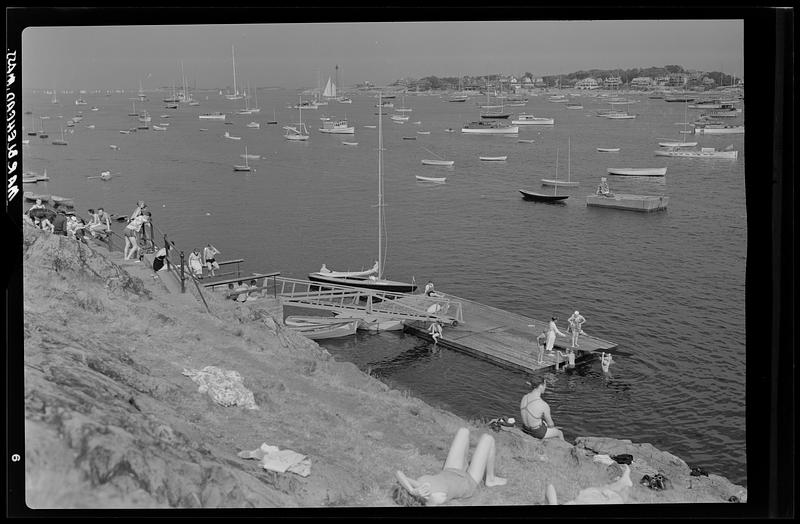 Marblehead (marine), "at the floats"