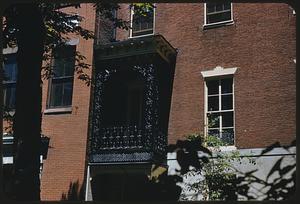 Grill work, balcony, Mt. Vernon Street