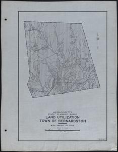 Land Utilization Town of Bernardston
