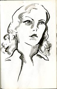 A portrait of a woman