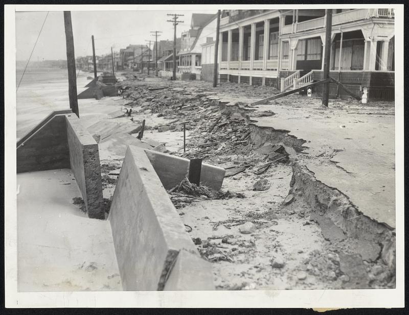 A Raid by the Sea reduced this strip of Beach avenue, in the Kenberma ...