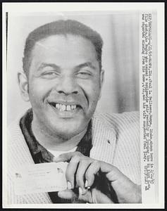 Paul L. Bellesen, Nampa, Idaho, shown here in 2/24/65 file photo, the Negro who caused a nationwide stir recently by joining the Ku Klux Klan, was reported missing from his home,4/21,and his wife suspected foul play.