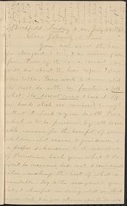 Letter from Zadoc Long to John D. Long, July 24, 1868