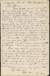 Letter from Zadoc Long to John D. Long, October 21, 1869