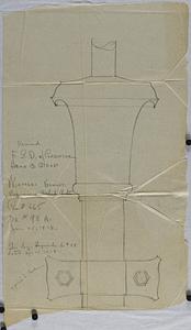 Revised full-scale drawing of conductor head and strap