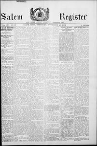 Salem Register and Essex County Mercury