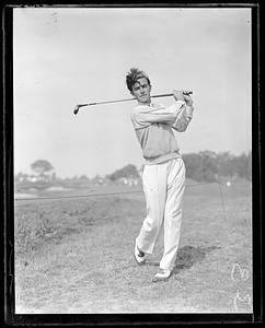 Unidentified golfer
