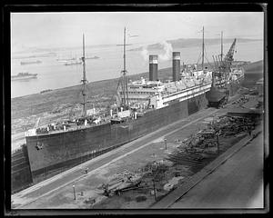 SS George Washington - South Boston drydock