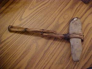 Native American stone tomahawk