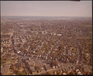 Aerial photo of Boston
