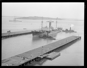 SS West Hika' with tugboat 'Juno', Boston