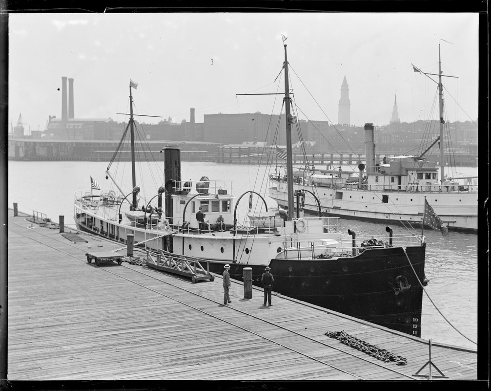 Macmillan's ship the SS Peary at the Charlestown Navy Yard