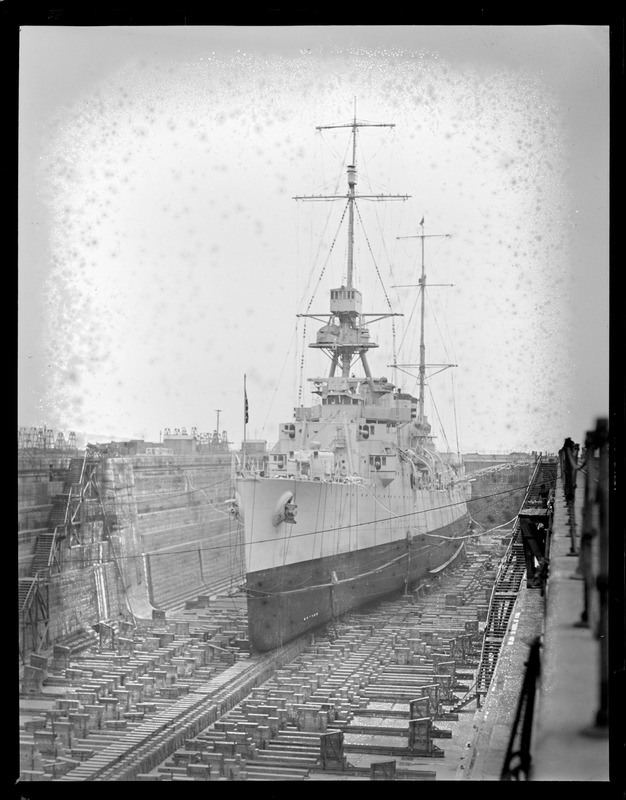 USS Trenton in South Boston dry dock