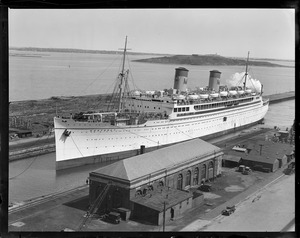 SS Monterey dry docking in South Boston