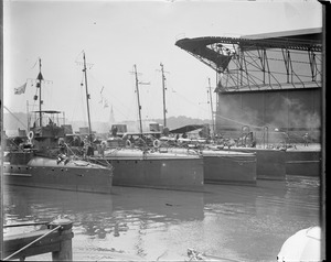 Torpedo boats at the Navy Yard