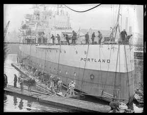 USS Portland in Navy Yard