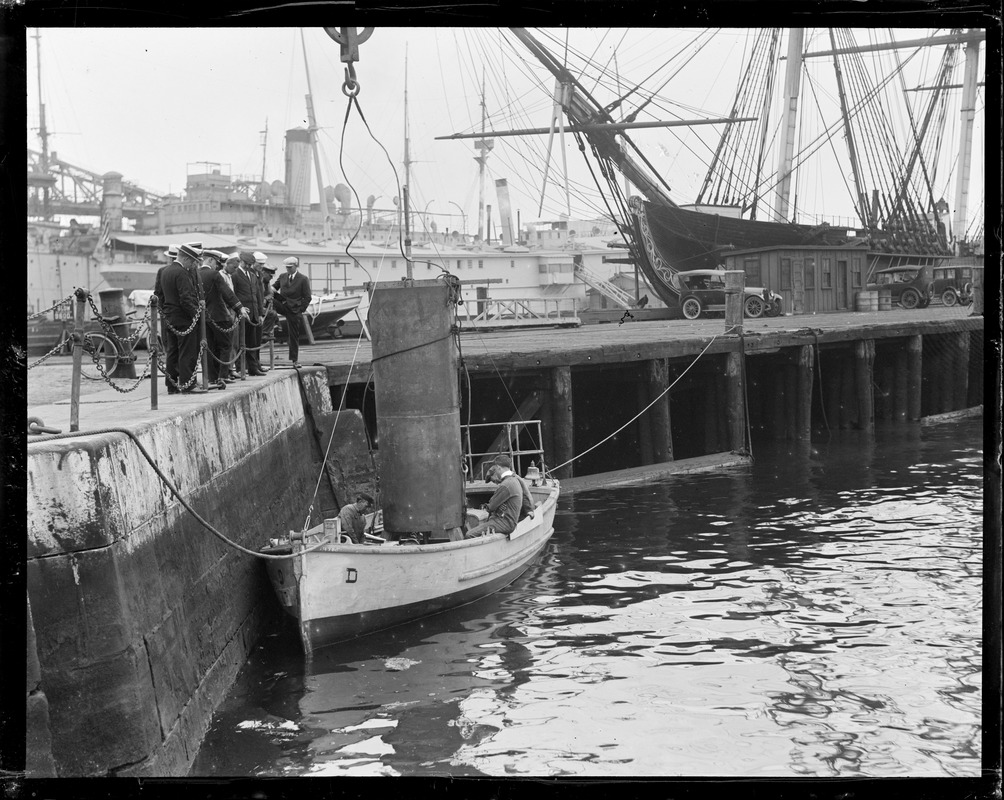 Roto ship at Navy Yard - Digital Commonwealth