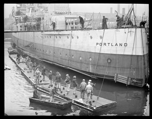USS Portland in Navy Yard