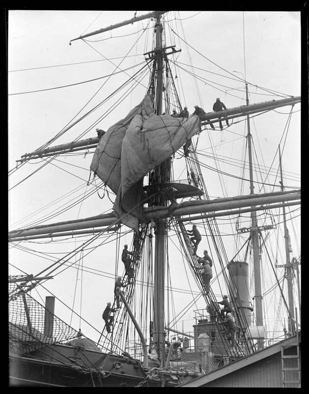 Mass. nautical training ship Nantucket, Charlestown Navy Yard