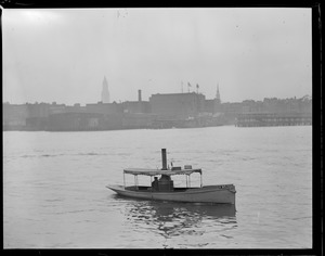 Carman only steam launch left in Boston Harbor