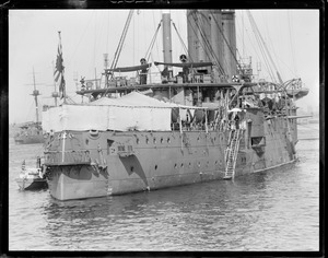 Jap cruiser Iwate in Boston Harbor