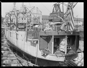 SS Oglala, Charlestown Navy Yard drydock