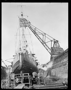 USS Milwaukee, Navy Yard dry dock
