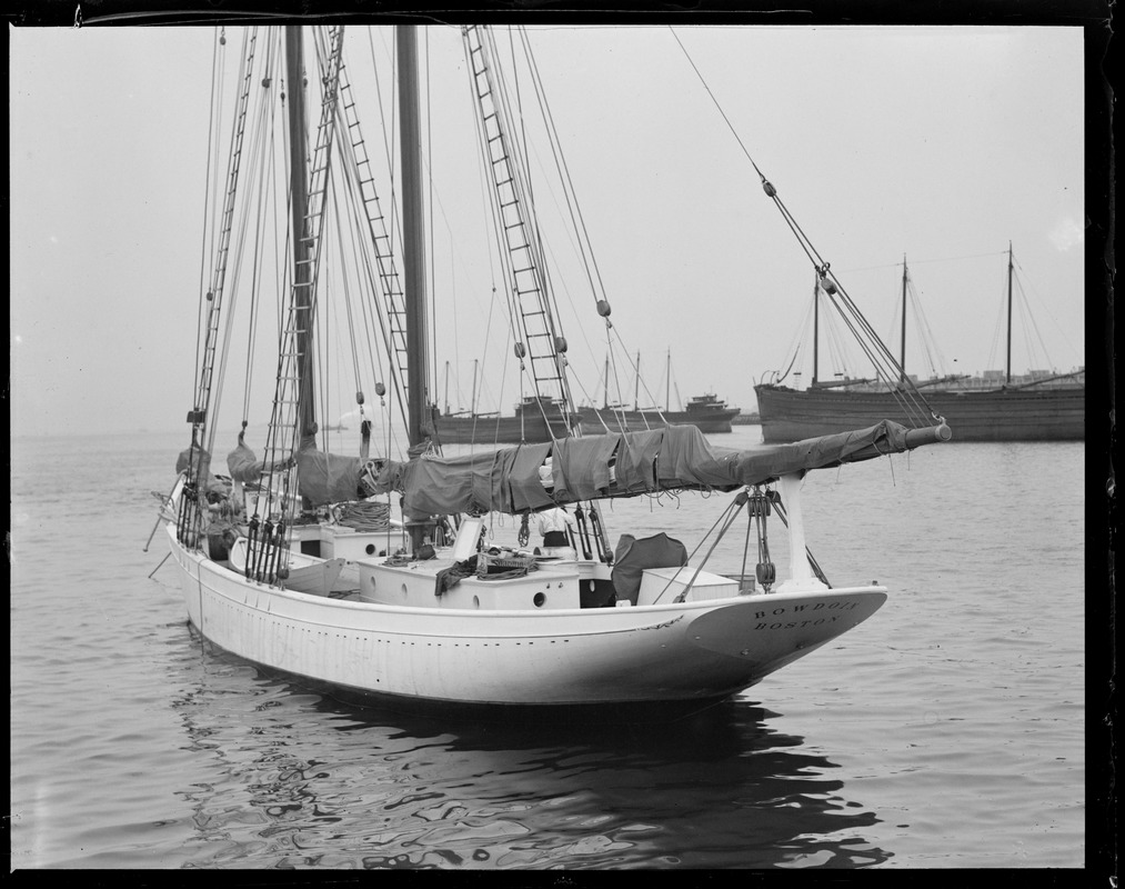 MacMillan's boat SS Bowdoin that he sails when he goes North