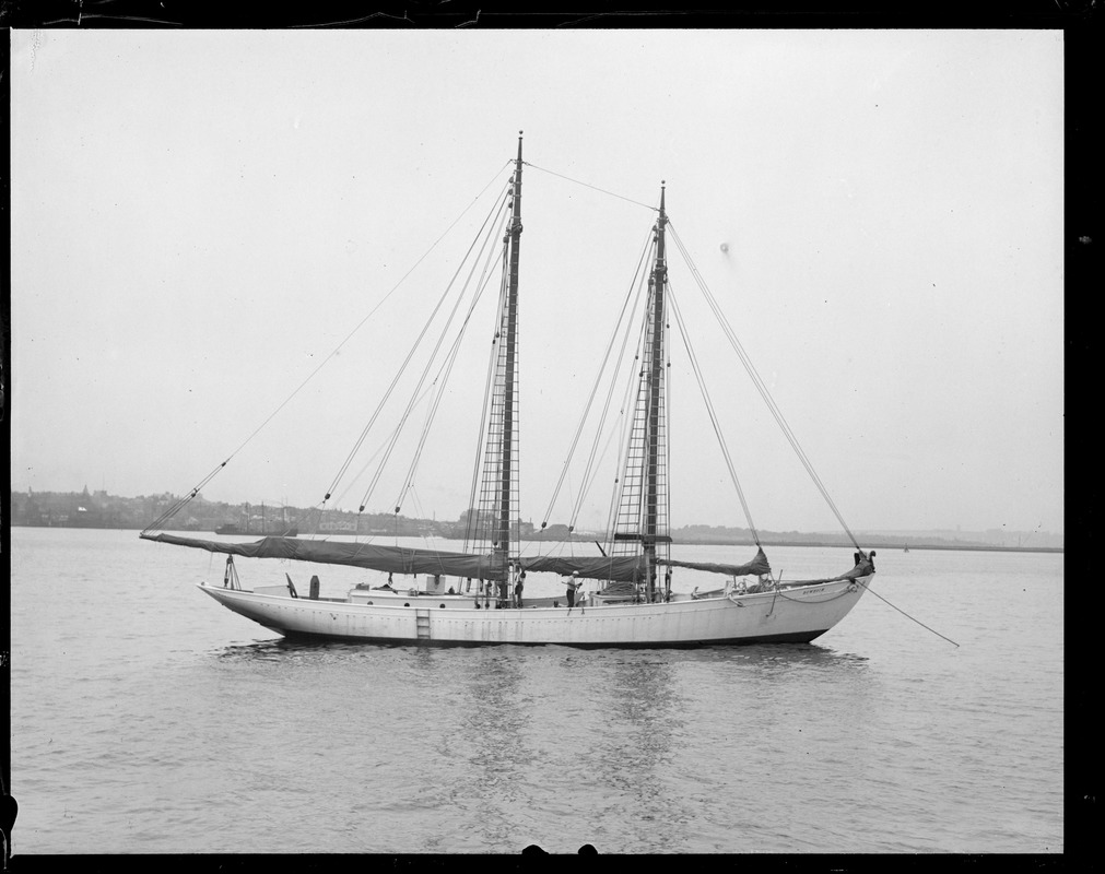 MacMillan's boat SS Bowdoin that he sails when he goes North