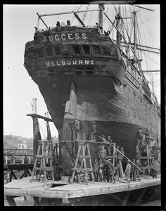 Old convict ship, Success in Chelsea drydock