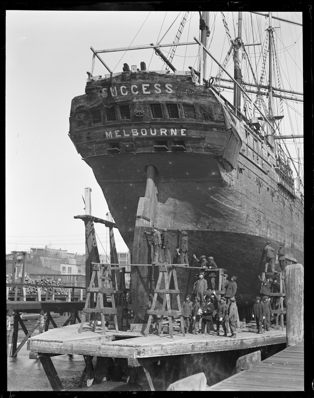 Prison ship Success at Green's yard, Chelsea - Digital Commonwealth