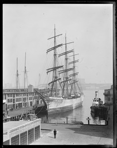 Tall ship Nerius at T-wharf