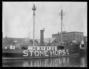 Chelsea, Mass. Lightship service 'Stone Horse.'