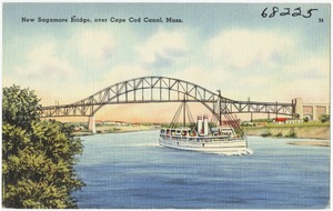 New Sagamore Bridge, over Cape Cod Canal, Mass.
