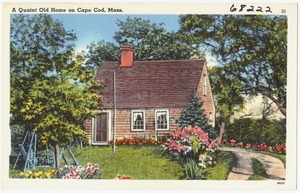 A quaint old home on  Cape Cod, Mass.