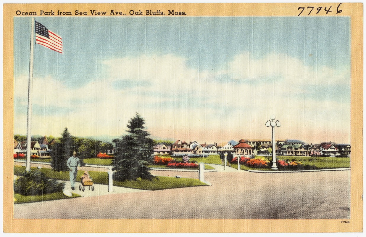 Ocean Park from Sea View Ave., Oak Bluffs, Mass.